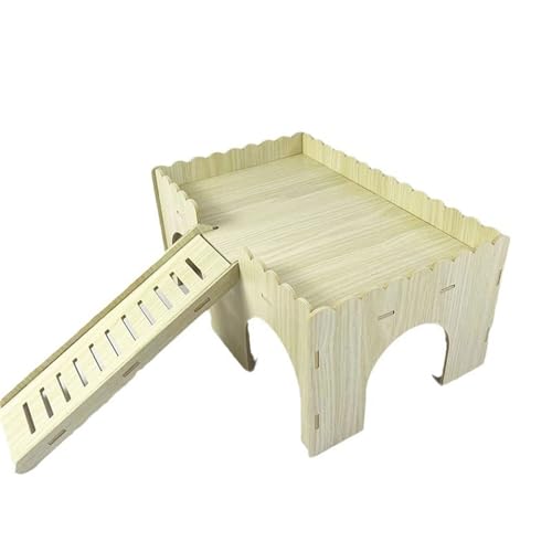Syrer Hamster Klettern Leiter Holz Ramphaus Kleine Verstecke Käfig Spielhaus Kauspielzeug Für Zuckerglider Ratten Maus Hamster Häuser Holz von FIRSTXIU