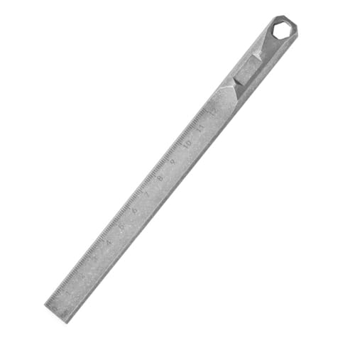 Titan-Legierung Lineal Brechstange Outdoor Survival Metall Werkzeug Taille Hängende Brechstangen Sechskantschlüssel Hartes Lineal Einfach zu tragen Titan-Legierung Lineal Brechstange Outdoor Survival Metall Werkzeug Taille Hängende Brechstangen Sechskantschlüssel Hartes Lineal Einfach zu tragen von FIRSTXIU