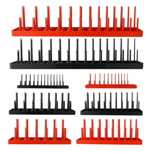 Toolboxes Essential 8PCS Socket Holder Setzen Anpassbare Socket Organisatoren Für Metrik 1/4 "bis 1/2" Antriebsorganisatoren Tablett. Toolboxes Essential 8PCS Socket Holder Setzen Anpassbare Socket Organisatoren Für Metrik 1/4 "bis 1/2" Antriebsorganisatoren Tablett. von FIRSTXIU