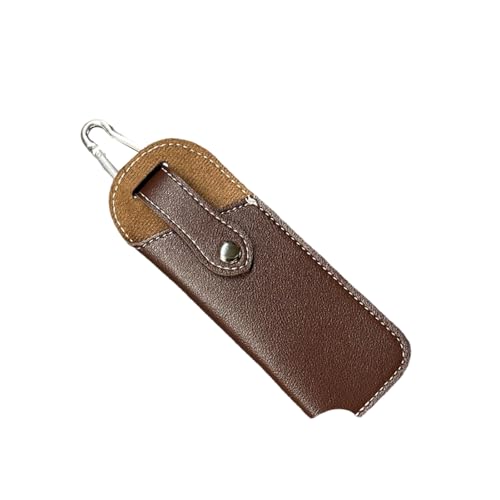 Tragbarer Faltschneider Scheideschubbard Werkzeug Taschenlampe Gürtelschlaufe Hülle Lederschneider Scheide Schutzabdeckungen Taschen Jagd Beschütze von FIRSTXIU