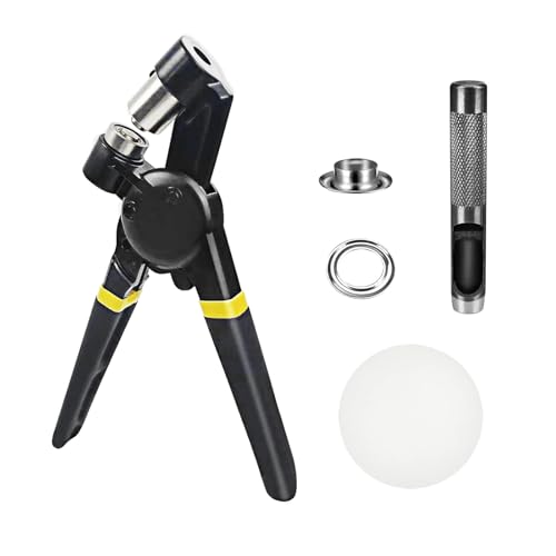 Tunpel Özelettzellen Werkzeug Kits Stoff Leder Loch Ösen Und Tatsache Stanzzange Mit Ösen Tragbarem Grommet Werkzeugkit von FIRSTXIU