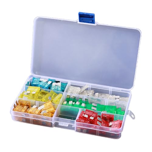 Upgrades Einsetzen Sie Autosauto Zink Sicherungen Fahrzeug Sortiment Box Autoblatt Mit Aufbewahrungsbox Essentielles Autofahrzeug Sicherungen von FIRSTXIU