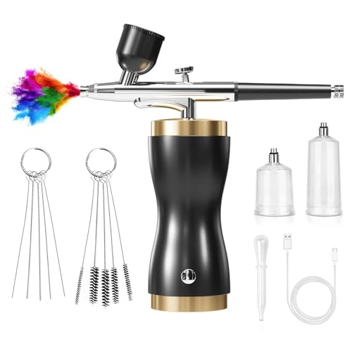 Verstellbare Elektrosprühpistolen Mit Ergonomischem Für Künstler Hobbyisten Professionelle Malereien Aufgaben Airbrushing Set Mit Reinigungswerkzeug Verstellbare Elektrosprühpistolen Mit Ergonomischem Für Künstler Hobbyisten Professionelle Malereien Aufgaben Airbrushing Set Mit Reinigungswerkzeug von FIRSTXIU