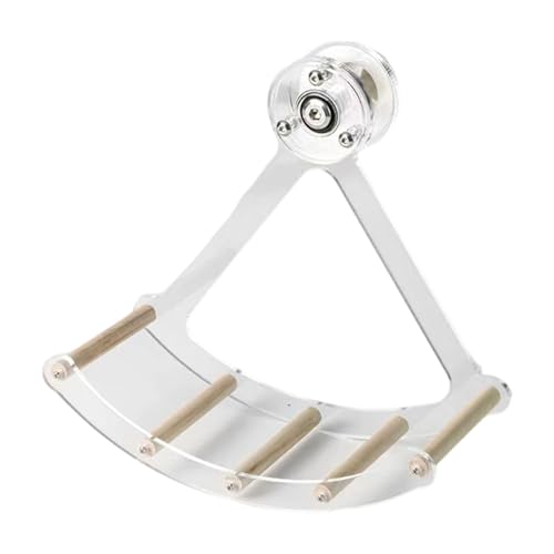 FIRSTXIU Vogelperch Edelstahl Vogel Hängematte Schwung Mit Holz/Metallstab Für Papageien Cockatiels Und Kleine Haustierpapageien Übungsrad FIRSTXIU Vogelperch Edelstahl Vogel Hängematte Schwung Mit Holz/Metallstab Für Papageien Cockatiels Und Kleine Haustierpapageien Übungsrad von FIRSTXIU