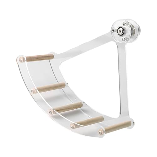 FIRSTXIU Vogelperch Edelstahl Vogel Hängematte Schwung Mit Holz/Metallstab Für Papageien Cockatiels Und Kleine Haustierpapageien Übungsrad FIRSTXIU Vogelperch Edelstahl Vogel Hängematte Schwung Mit Holz/Metallstab Für Papageien Cockatiels Und Kleine Haustierpapageien Übungsrad von FIRSTXIU