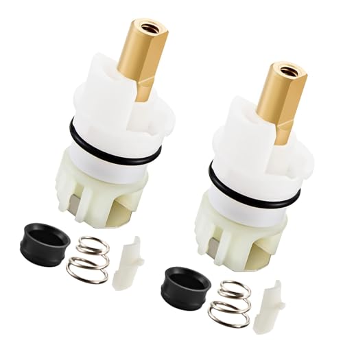 Wasserhahnstammbaugruppe Ersatzstammpatronen Mit Gummisitz Und Feder Einfache Installation Wasserhahn Kits Dauerbaugruppe Reparaturteile von FIRSTXIU