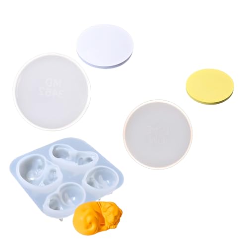 Wiederverwendbares Silikonform Zum Handwerk Wunderschöner Tierkerze Aromatherapies Form Handgefertigtes Desktop Dekoration Urlaubshandwerk Silikonformen Set Set von FIRSTXIU