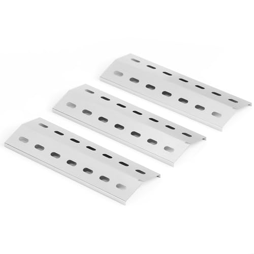FIRXZYMZ 33,5 x 12 cm Edelstahl Grill Brennerabdeckung Heizplatte Ersatzteile für Enders San Diego,Flammbleche Hitzeschild Zubehör von FIRXZYMZ