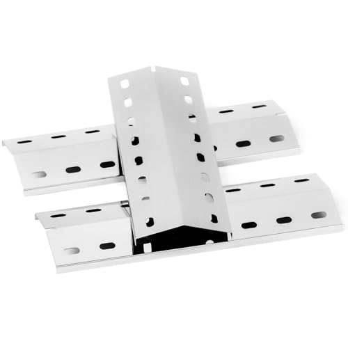 FIRXZYMZ 41 x 14cm Edelstahl Brennerabdeckung Heizplatte für Enders Chicago 3, Enders Boston Pro 3K, Enders Boston 6 Kr Turbo, Tepro 3561, Barbecook Brahma 4.0, Hitzeschild Flavorizer Bars Ersatzteile von FIRXZYMZ