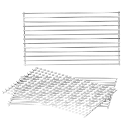 FIRXZYMZ 41.5 x 70.5cm Grillrost für Burnhard Big FRED Serie Gasgrills,die meisten Gasgrill, Edelstahl Rost Ersatzteile, 3 Stück von FIRXZYMZ