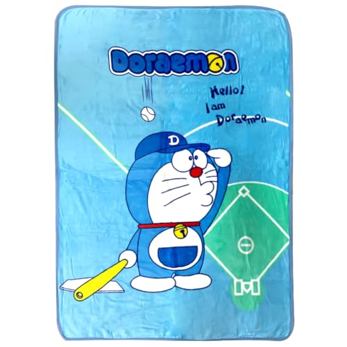 FISAPBXC Dorraemon Decke, Dorraemon Microfaser Decke Cartoon Fleecedecken Flauschige Kuscheldecke 3D Digitaldruck Decke Reisedecke Blanket für Sofa für Kinder, Mädchen und Erwachsene (100 x 140 cm) von FISAPBXC