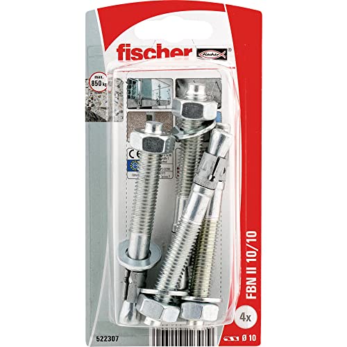 FISCHER FIXATION 4006209223079 Goujons FBN II 10/10 /4K NV, farblos, Einheitsgröße von FISCHER FIXATION