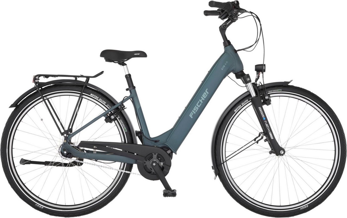 FISCHER Fahrrad E-Bike CITA 4.2I 522, 7 Gang Shimano Nexus Schaltwerk, Nabenschaltung, Mittelmotor, 522 Wh Akku von FISCHER Fahrrad