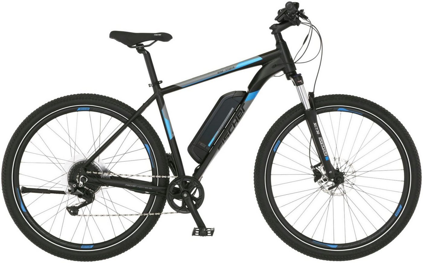 FISCHER Fahrrad E-Bike MONTIS EM 1724 422, 10 Gang, Kettenschaltung, Heckmotor, 418 Wh Akku von FISCHER Fahrrad