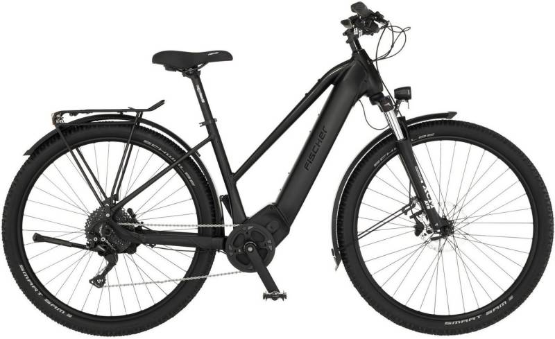 FISCHER Fahrrad E-Bike TERRA 8.0i 45, 10 Gang Shimano Deore Schaltwerk, Kettenschaltung, Mittelmotor, 711 Wh Akku, (mit Fahrradschloss) von FISCHER Fahrrad