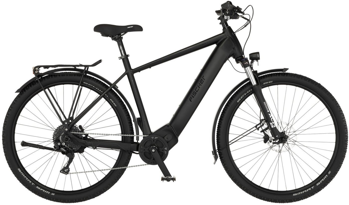 FISCHER Fahrrad E-Bike TERRA 8.0i 55, 10 Gang Shimano Deore Schaltwerk, Kettenschaltung, Mittelmotor, 711 Wh Akku, (mit Fahrradschloss) von FISCHER Fahrrad