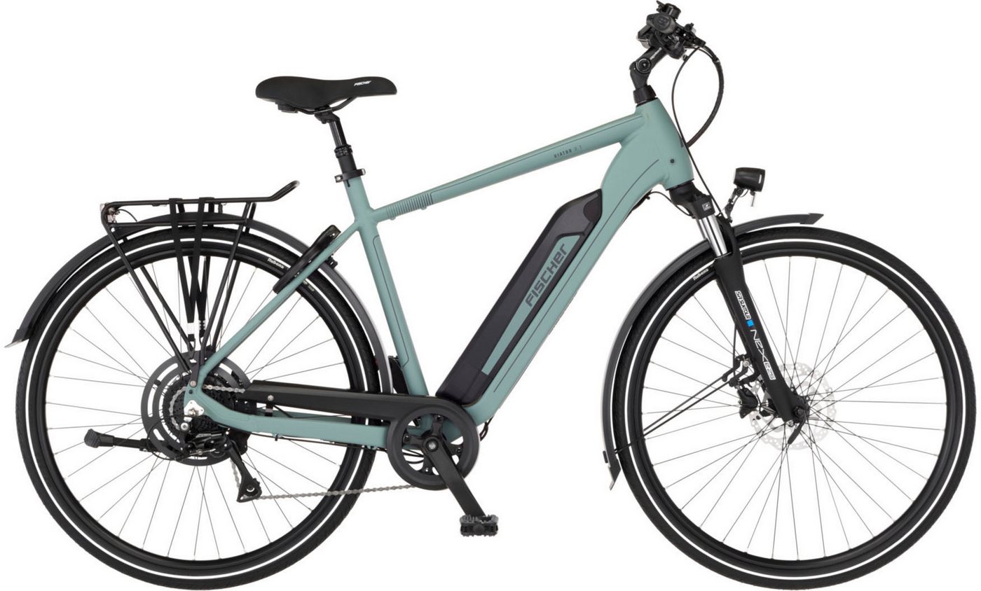 FISCHER Fahrrad E-Bike Trekkingrad VIATOR 2.1 459 55, 8 Gang Shimano ACERA Schaltwerk, Heckmotor, 459 Wh, (mit Akku-Ladegerät, mit Werkzeug) von FISCHER Fahrrad