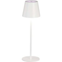 Fischer Leuchten - Außenleuchte Tischleuchte Touch-Dimmer led Gartenlampe Balkonlampe IP54 Weiß von FISCHER LEUCHTEN