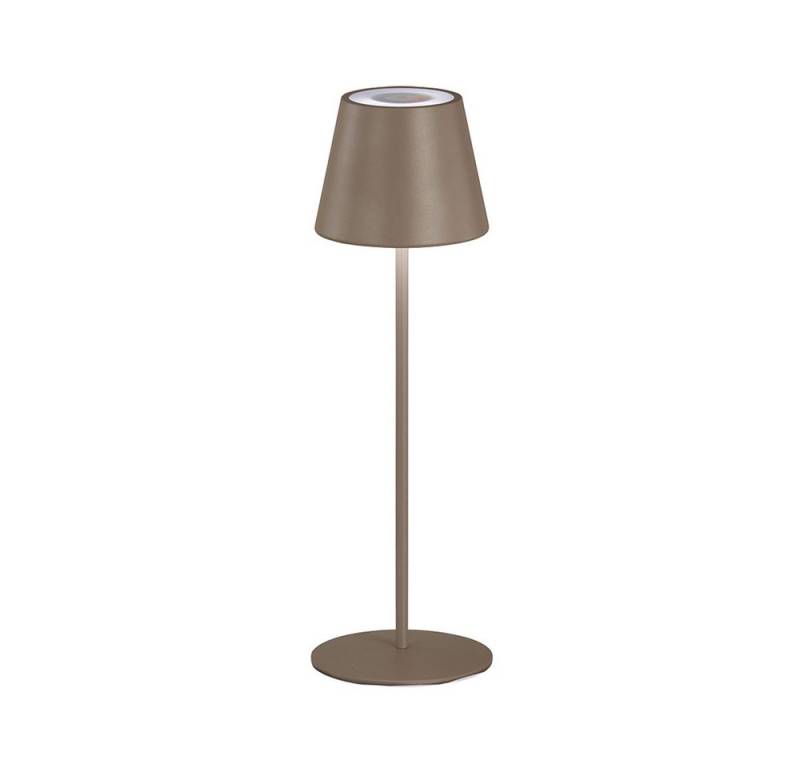 FISCHER & HONSEL LED Außen-Tischleuchte, LED-Leuchtmittel fest verbaut, Warmweiß, Farbwechsel, Tischleuchte Außenlampe Gartenlampe Touchdimmer Farbwechsel LED H 38cm von FISCHER & HONSEL