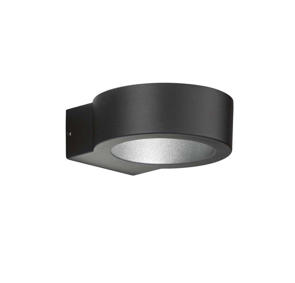 FISCHER & HONSEL Wandleuchte, Leuchtmittel nicht inklusive, Außenwandleuchte Haustürlampe Fassadenleuchte schwarz LED von FISCHER & HONSEL