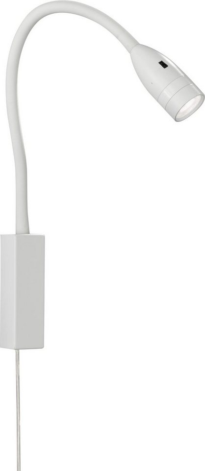 FISCHER & HONSEL Wandleuchte Sten, Dimmfunktion, LED fest integriert, Warmweiß, Bettleuchte ideal für Boxspringbetten von FISCHER & HONSEL