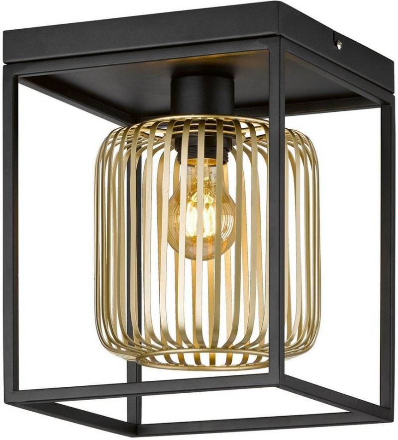 FISCHER & HONSEL Deckenleuchte CAYDO, ohne Leuchtmittel, Moderne, sandschwarze Leuchte-verleiht Deinem Raum etwas Extravaganz von FISCHER & HONSEL