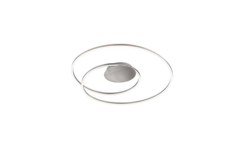 FISCHER & HONSEL Deckenleuchte FISCHER & HONSEL Deckenleuchte HOLY D 49 cm grau Deckenlampe, Kaltweiß von FISCHER & HONSEL