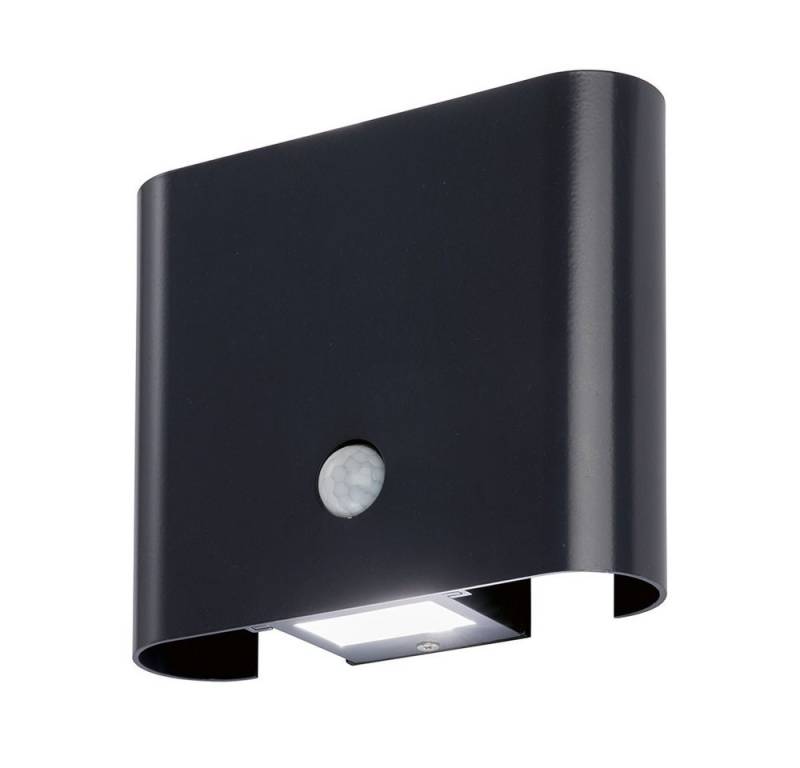 FISCHER & HONSEL LED Außen-Wandleuchte, LED-Leuchtmittel fest verbaut, Warmweiß, Wandlampe Außenleuchte Magnet USB LED Akku Sensor Gartenlampe von FISCHER & HONSEL