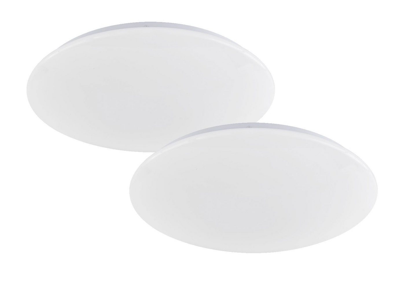 FISCHER & HONSEL LED Deckenleuchte, Dimmfunktion, LED fest integriert, Warmweiß, 2Stk Designklassiker Deckenschalen flach Ø40cm Treppenhaus Beleuchtung FISCHER & HONSEL LED Deckenleuchte, Dimmfunktion, LED fest integriert, Warmweiß, 2Stk Designklassiker Deckenschalen flach Ø40cm Treppenhaus Beleuchtung von FISCHER & HONSEL