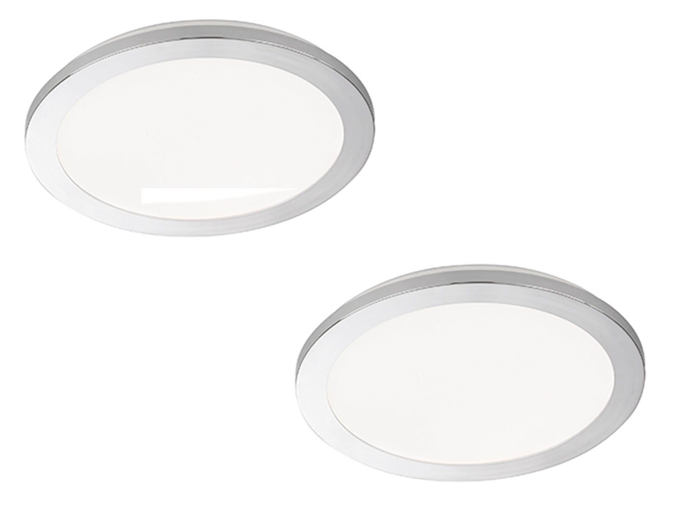 FISCHER & HONSEL LED Deckenleuchte, Dimmfunktion, LED fest integriert, Warmweiß, 2er SET IP 44 Designklassiker Badlampen für Decke Ø40cm, 3cm flach FISCHER & HONSEL LED Deckenleuchte, Dimmfunktion, LED fest integriert, Warmweiß, 2er SET IP 44 Designklassiker Badlampen für Decke Ø40cm, 3cm flach von FISCHER & HONSEL