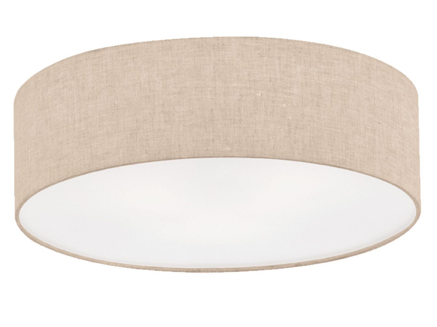 FISCHER & HONSEL LED Deckenleuchte, Dimmfunktion, LED wechselbar, Warmweiß, Große Designklassiker Stoff-Lampe Decke Lampenschirm Beige rund Ø 60cm FISCHER & HONSEL LED Deckenleuchte, Dimmfunktion, LED wechselbar, Warmweiß, Große Designklassiker Stoff-Lampe Decke Lampenschirm Beige rund Ø 60cm von FISCHER & HONSEL