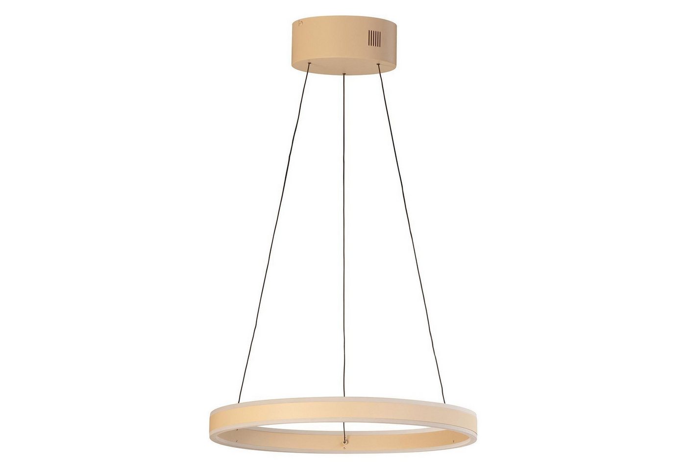 FISCHER & HONSEL LED Pendelleuchte SILVIO, Sandbraun, Metall, Acryl, Höhenverstellbar, Anpassung der Farbtemperatur, Dimmfunktion, LED fest integriert, Extra-Warmweiß, Neutralweiß, Tageslichtweiß, mit Fernbedienung, Ø 50 x H 180 cm FISCHER & HONSEL LED Pendelleuchte SILVIO, Sandbraun, Metall, Acryl, Höhenverstellbar, Anpassung der Farbtemperatur, Dimmfunktion, LED fest integriert, Extra-Warmweiß, Neutralweiß, Tageslichtweiß, mit Fernbedienung, Ø 50 x H 180 cm von FISCHER & HONSEL