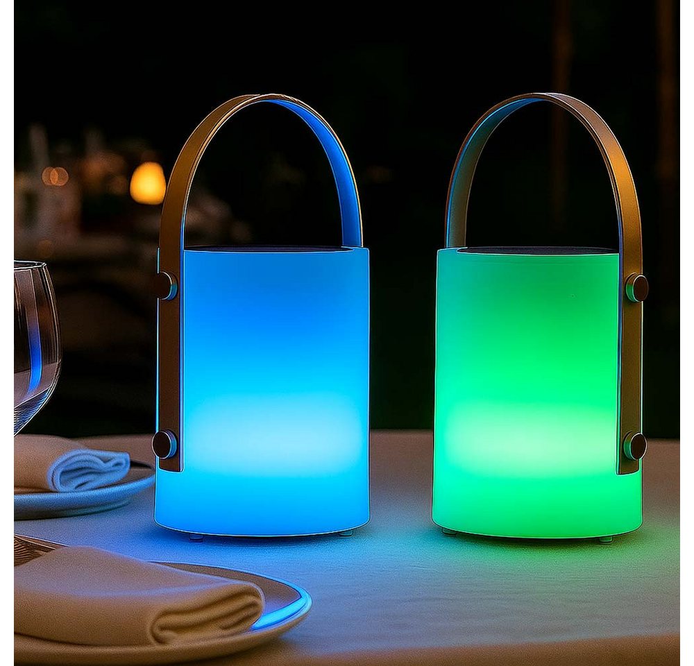 FISCHER & HONSEL LED Solarleuchte, LED-Leuchtmittel fest verbaut, Warmweiß, Farbwechsel, Außen Tischlampe Solarleuchte dimmbar Fernbedienung RGB LED 2er Set FISCHER & HONSEL LED Solarleuchte, LED-Leuchtmittel fest verbaut, Warmweiß, Farbwechsel, Außen Tischlampe Solarleuchte dimmbar Fernbedienung RGB LED 2er Set von FISCHER & HONSEL