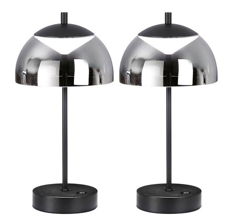 FISCHER & HONSEL LED Tischleuchte, LED-Leuchtmittel fest verbaut, Tischleuchte LED Nachttischlampe Schreibtisch CCT Touchdimmer 2er Set von FISCHER & HONSEL