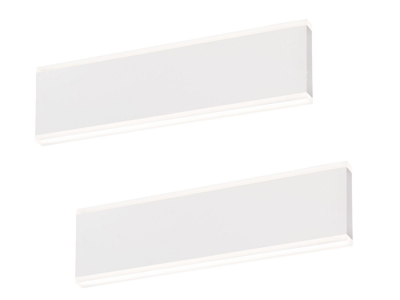 FISCHER & HONSEL LED Wandleuchte, LED fest integriert, Warmweiß, 2er SET Weiß flach für indirekte-s Licht & Wand-Beleuchtung innen FISCHER & HONSEL LED Wandleuchte, LED fest integriert, Warmweiß, 2er SET Weiß flach für indirekte-s Licht & Wand-Beleuchtung innen von FISCHER & HONSEL