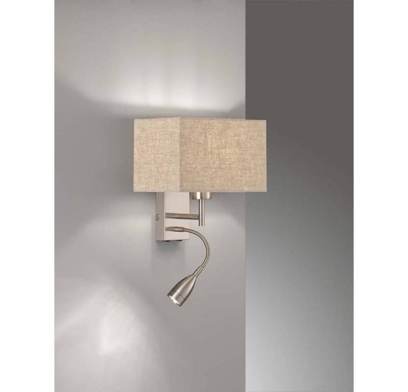 FISCHER & HONSEL LED Wandleuchte, Wandleuchte Bettlampe Leseleuchte Spot flexibel Schlafzimmerleuchte von FISCHER & HONSEL
