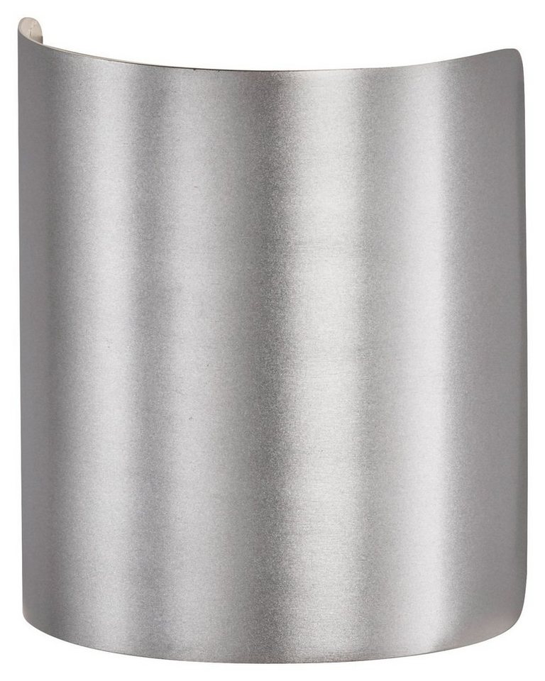 FISCHER & HONSEL LED Wandleuchte HALV, 1-flammig, Silbergrau, Metall, 12 x 15 cm, LED fest integriert, Warmweiß FISCHER & HONSEL LED Wandleuchte HALV, 1-flammig, Silbergrau, Metall, 12 x 15 cm, LED fest integriert, Warmweiß von FISCHER & HONSEL