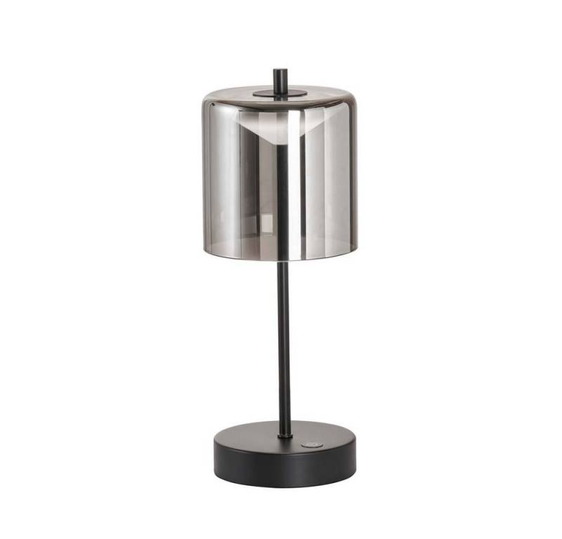 FISCHER & HONSEL Schreibtischlampe, Tischleuchte Beistelllampe Nachttischlampe Akku LED Dimmbar Schwarz H von FISCHER & HONSEL