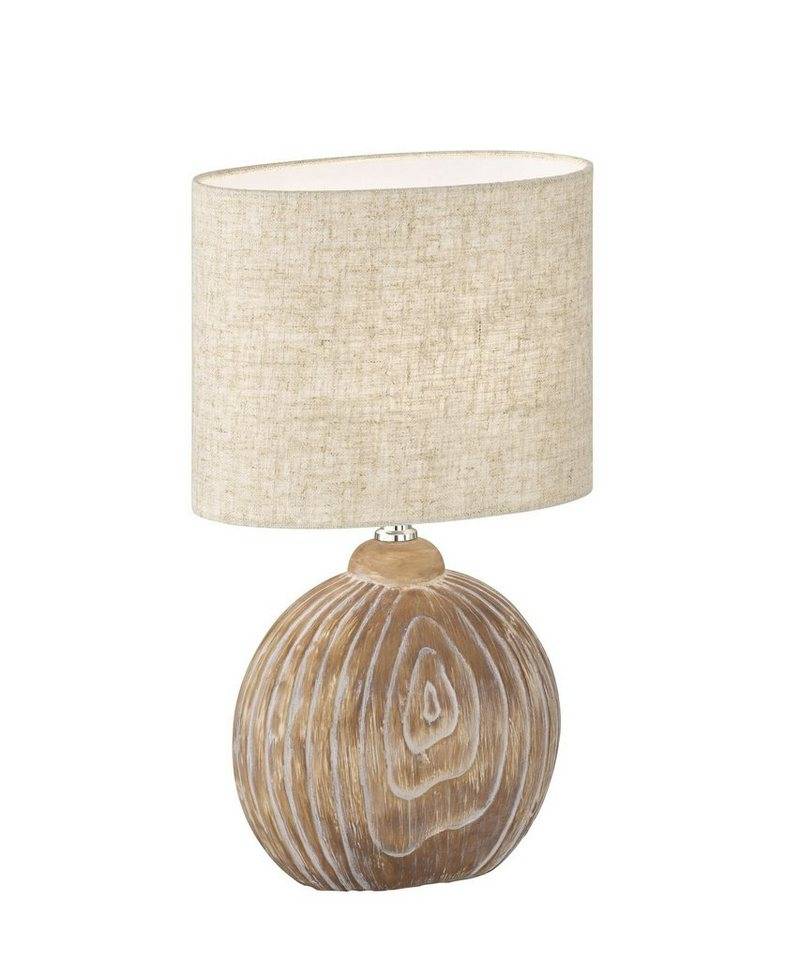 FISCHER & HONSEL Tischleuchte FISCHER & HONSEL Tischleuchte TOBSE LBH 23x13x36 cm braun Tischlampe von FISCHER & HONSEL