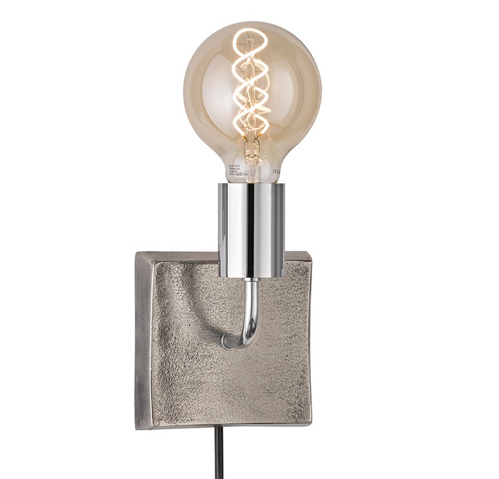 FISCHER & HONSEL Wandleuchte, Leuchtmittel nicht inklusive, Wandleuchte chrom Wandlampe Leselampe Modern Bettleuchte Schlafzimmer von FISCHER & HONSEL