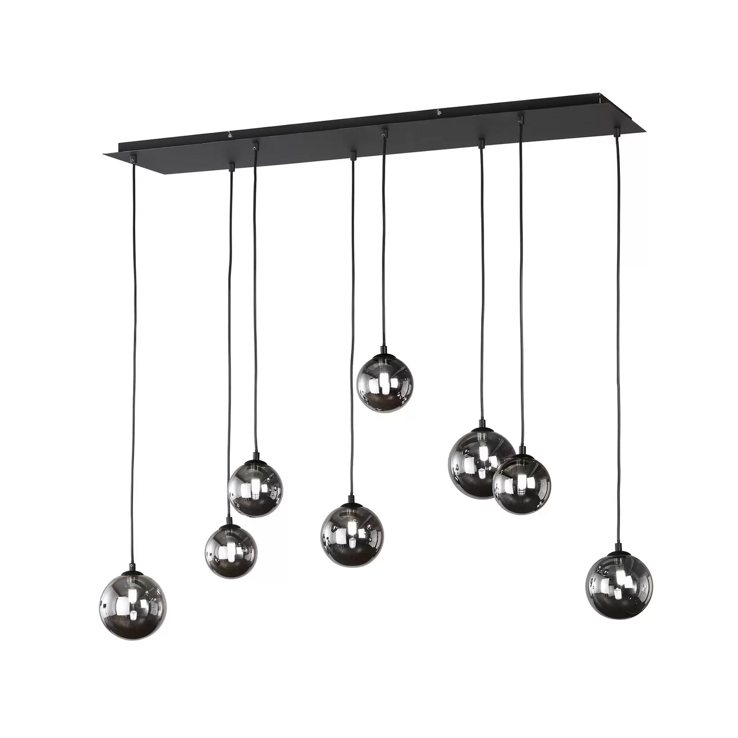 Fischer & Honsel Led Hängeleuchte Bala Hängeleuchte Lampe 8 Flammig G9 Rauchglas B-Ware von FISCHER & HONSEL