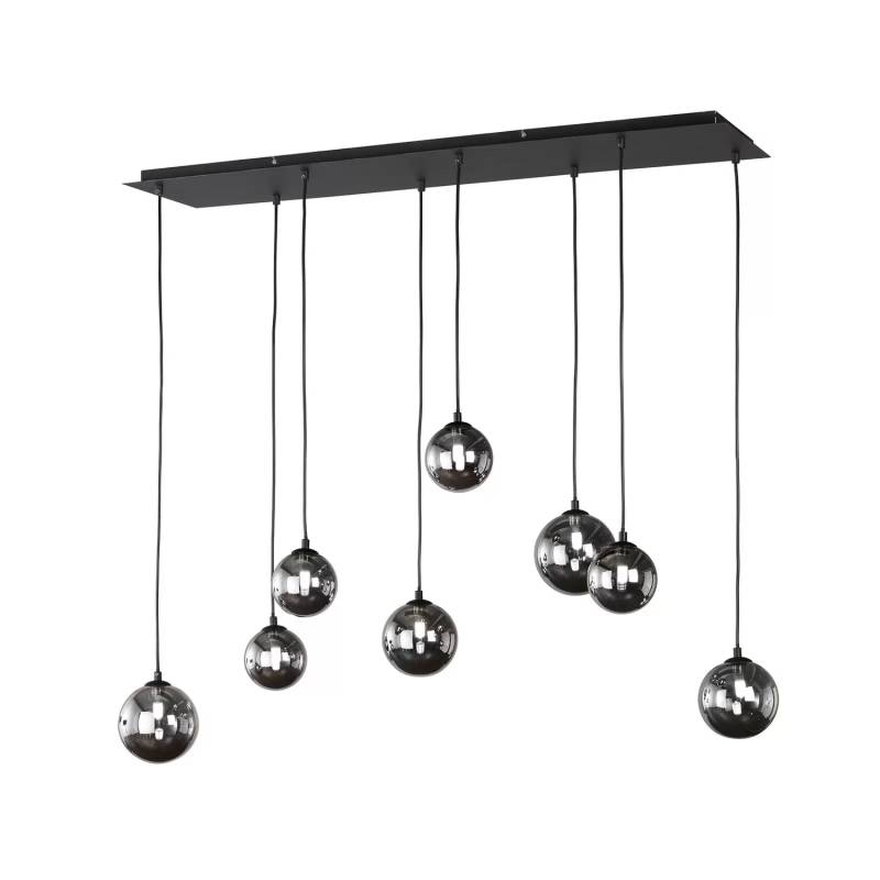 Fischer & Honsel Led Hängeleuchte Bala Hängeleuchte Lampe 8 Flammig G9 Rauchglas B-Ware von FISCHER & HONSEL