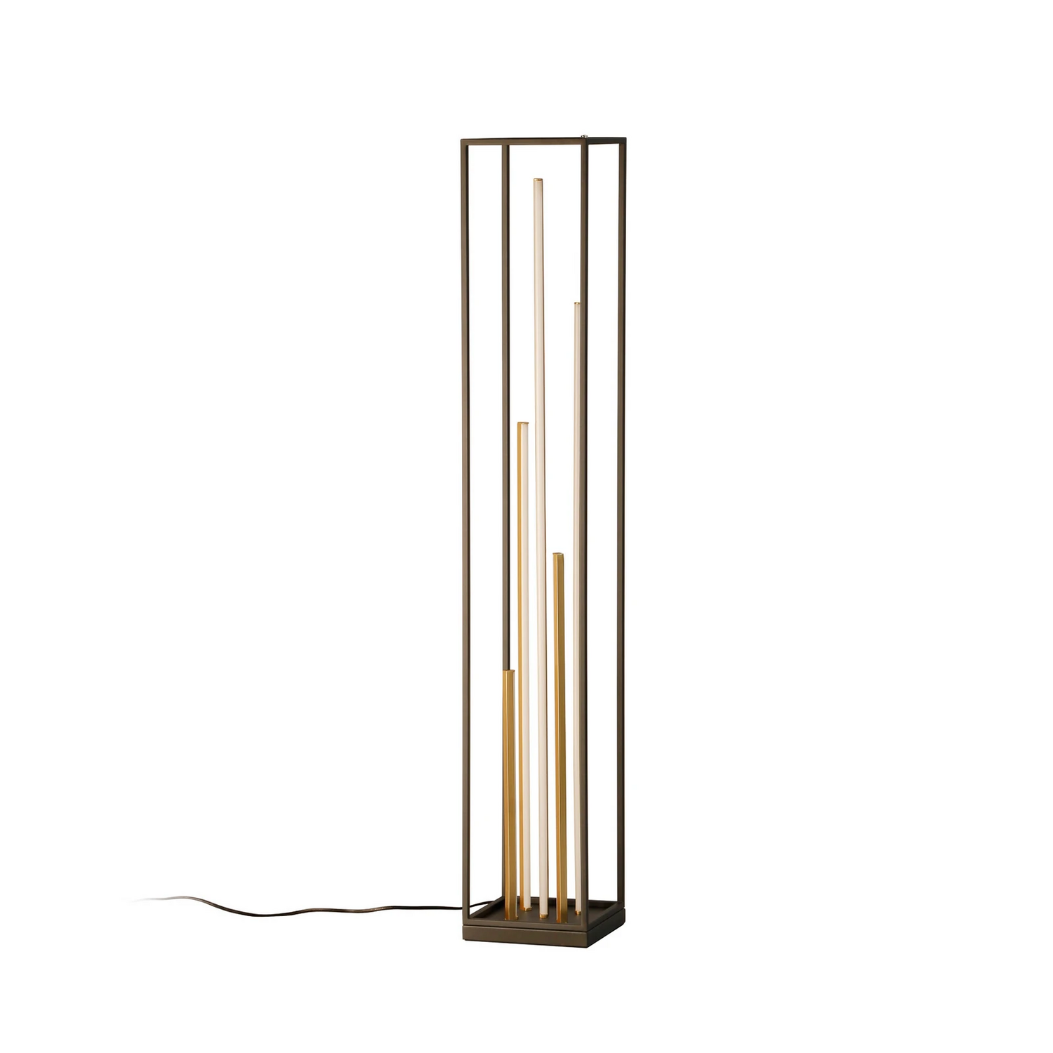 Fischer & Honsel Led Stehleuchte Grid Leuchte Schwarz Gold Metall Cct Dimmbar B-Ware Fischer & Honsel Led Stehleuchte Grid Leuchte Schwarz Gold Metall Cct Dimmbar B-Ware von FISCHER & HONSEL