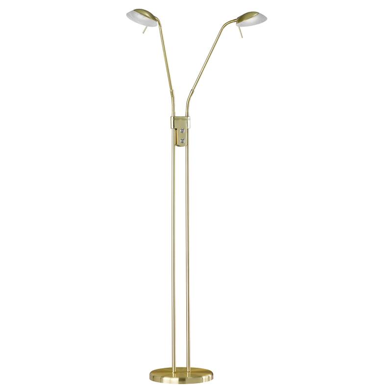 Fischer & Honsel Led Stehleuchte Pool Stehlampe Leuchte Messingfarben Lampe B-Ware von FISCHER & HONSEL