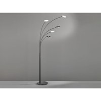 Fischer&honsel - Große xxl led Bogenlampe dent dimmbar Design Schwarz - Höhe 225cm von FISCHER & HONSEL