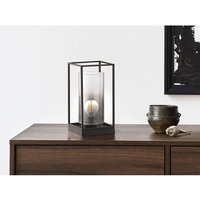 Fischer&honsel - Kleine Tischlampe samu Schwarz mit Rauchglas - Höhe 30cm Fischer&honsel - Kleine Tischlampe samu Schwarz mit Rauchglas - Höhe 30cm von FISCHER & HONSEL