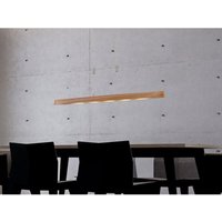 LED Pendelleuchte SHINE WOOD Holz 106cm lang höhenverstellbar & dimmbar von FISCHER & HONSEL