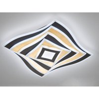 Led Deckenleuchte hero Schwarz Gold mit Fernbedienung, Quadrat 50cm Led Deckenleuchte hero Schwarz Gold mit Fernbedienung, Quadrat 50cm von FISCHER & HONSEL