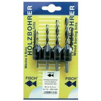 Holzspiralbohreraufstecksenker Set 4tlg. dm 3-6mm Fisch-tools von FISCH-TOOLS