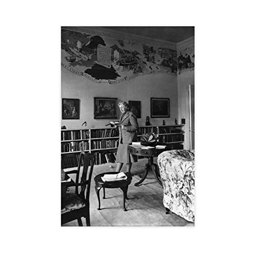 FISH DRAGATE Agatha Christie 2 Leinwand-Poster, Wandkunst, Dekoration, Bild, Gemälde für Wohnzimmer, Schlafzimmer, Dekoration, ohne Rahmen, 30 x 45 cm von FISH DRAGATE